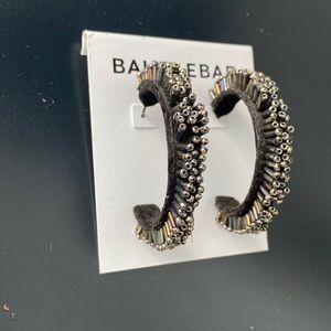 Baublebar NWT Beaded open hoops